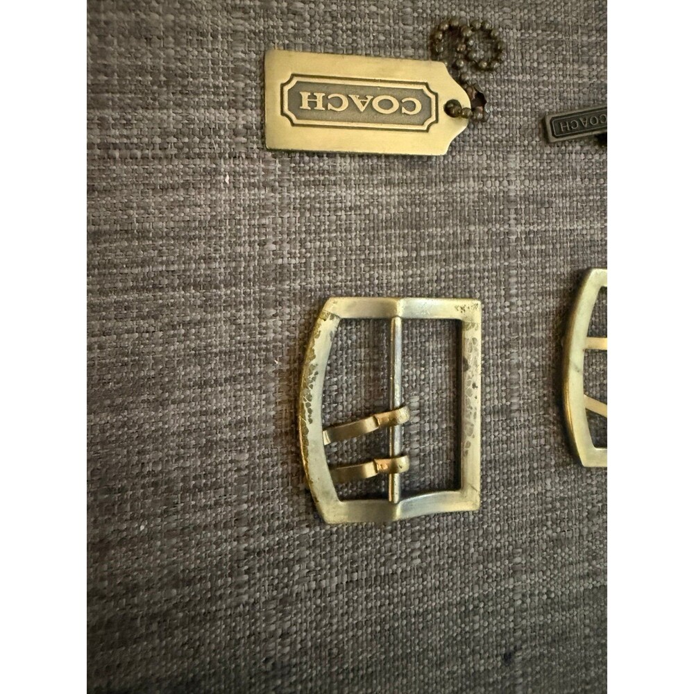 Vintage Lot of COACH Logo Metal Accessories - Picture 5 of 7